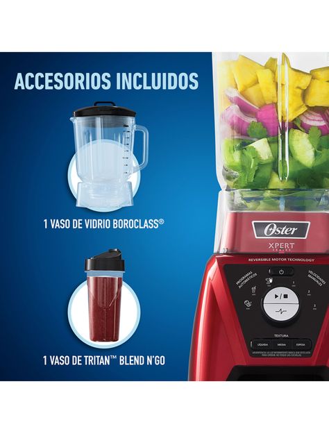 Licuadora Xpert Series Roja + Blend N Go-6