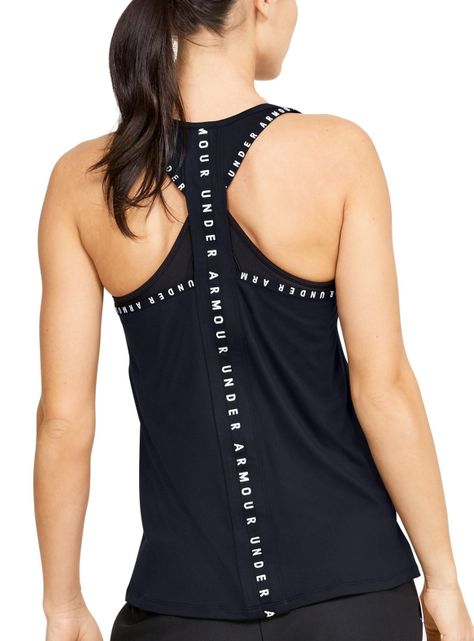 Polera Mujer Knockout Tank Negro-1