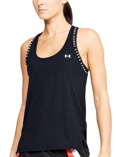 Polera Mujer Knockout Tank Negro-0