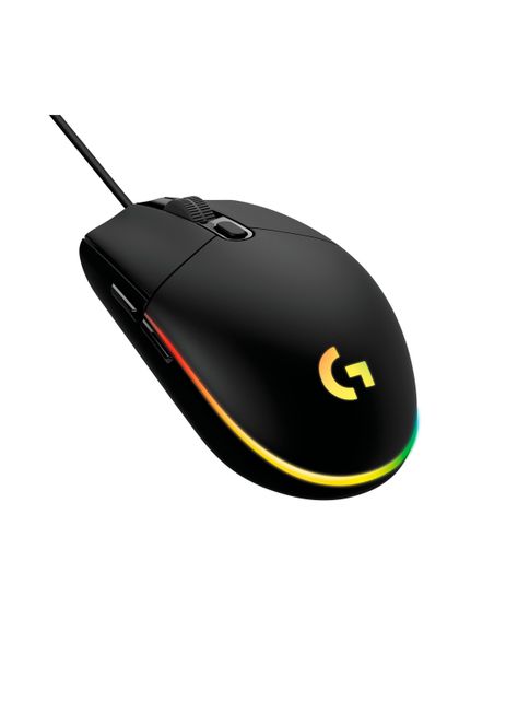 Mouse Gamer Alámbrico G203 RGB Negro-2