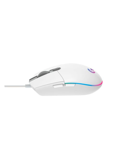 Mouse Gamer Alámbrico G203 RGB Light Blanco-0