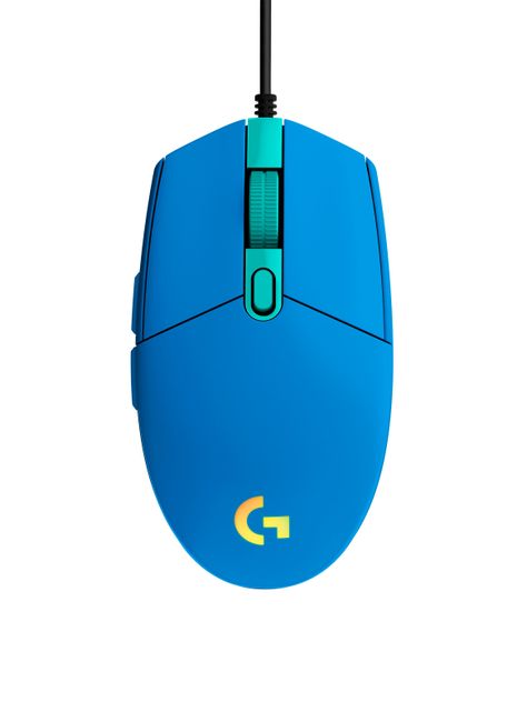 Mouse Gamer Alámbrico G203 RGB Ligth Azul-3