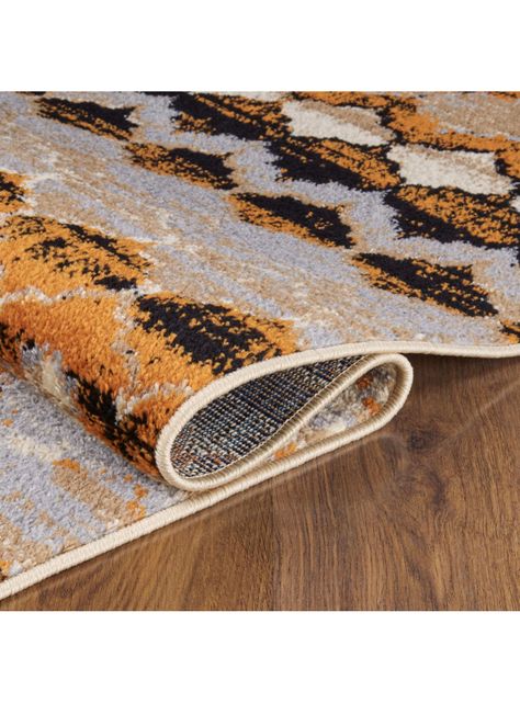 Alfombra Pasillo Siesta 70 x 230 cm Naranja-2