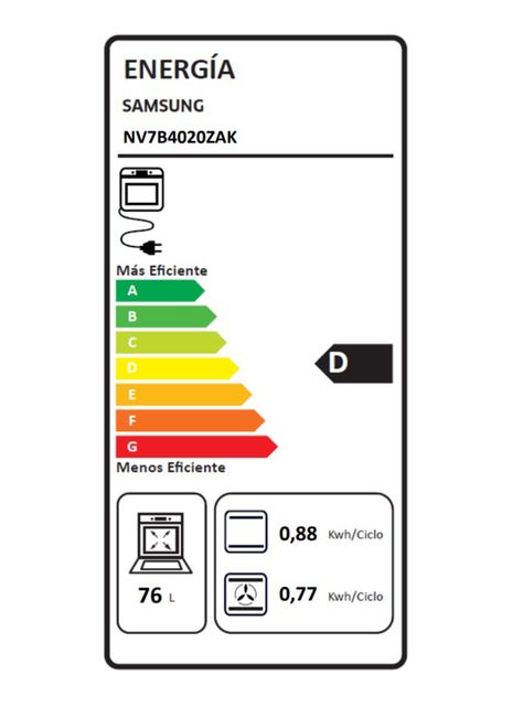Horno Empotrable Eléctrico 76 Litros Series 4 WiFi Negro-6