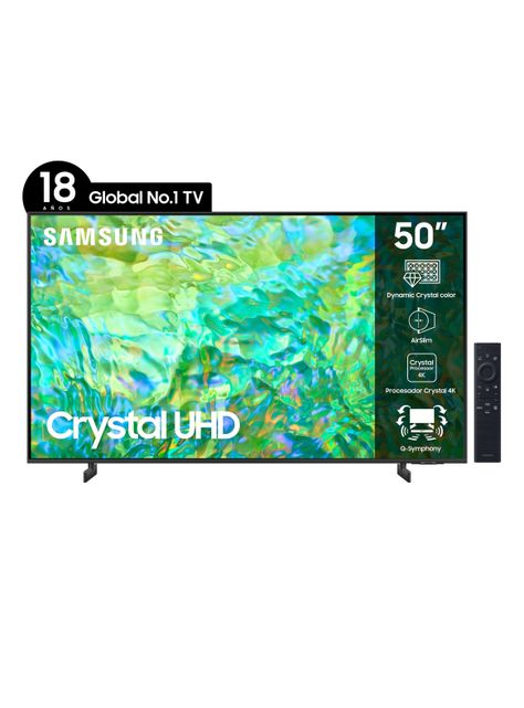 50'' Crystal UHD 4K CU8000 Smart TV-2