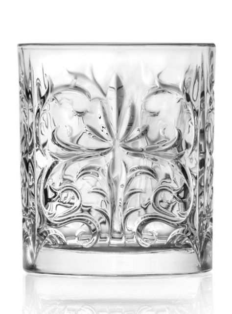 Set 6 Vasos Cristal Tattoo Whisky 340 ml-1