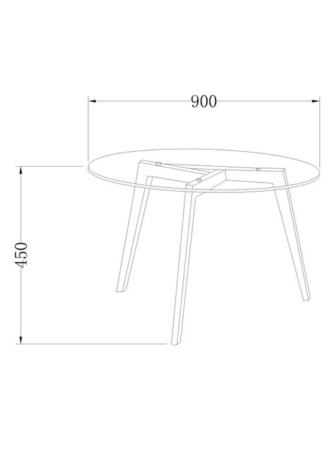 Mesa de Centro Round 90 cm-2