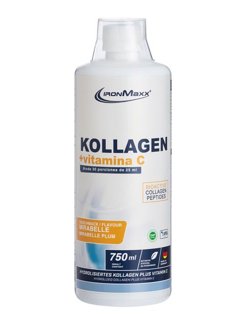 Colágeno IronMaxx Hidrolizado Kollagen Vitamina C 750 ml IronMaxx-0