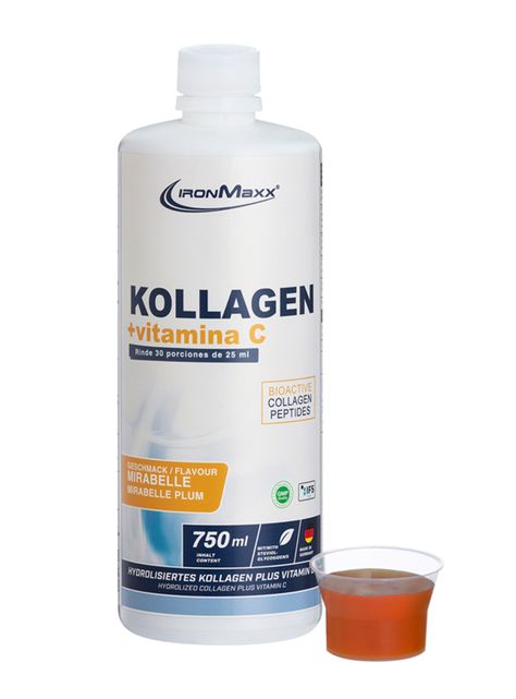 Colágeno IronMaxx Hidrolizado Kollagen Vitamina C 750 ml IronMaxx-1