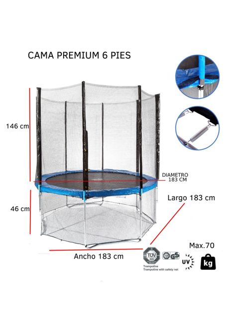 Cama Elástica 1.83 Metros-6
