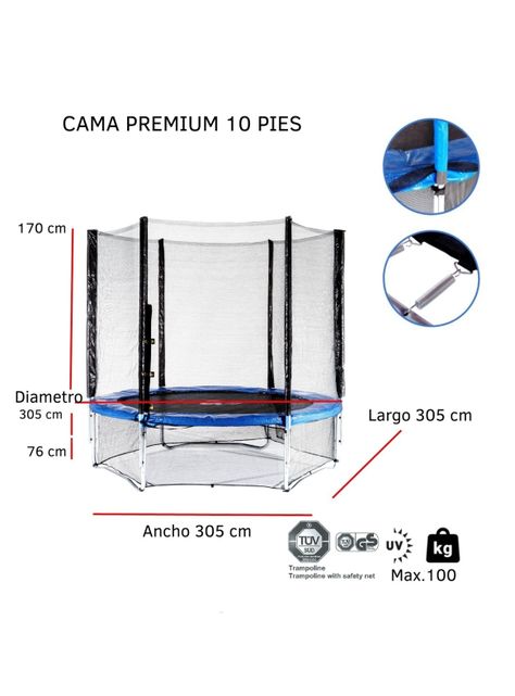 Cama Elástica 3.05 Metros-4