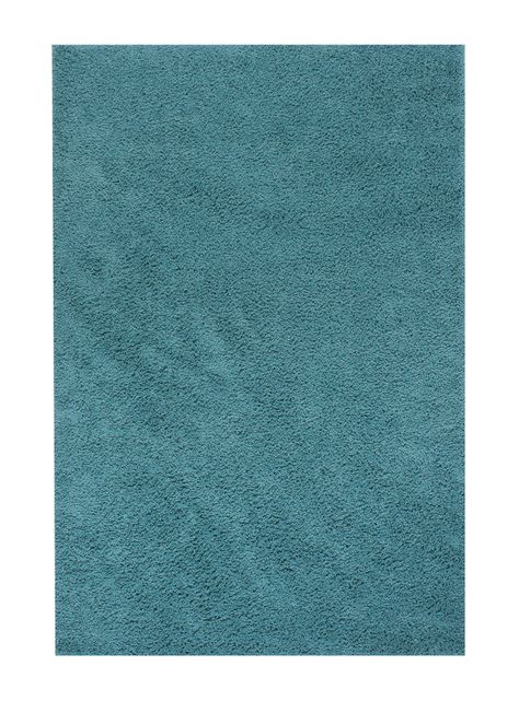 Bajada de Cama 50 x 90 cm Shaggy Colors Turquesa-0