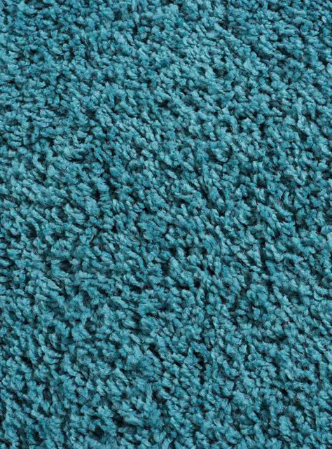 Bajada de Cama 50 x 90 cm Shaggy Colors Turquesa-1