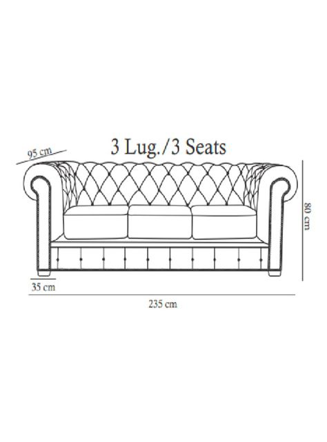 Sofá 3 Cuerpos Cuero Chesterfield-1