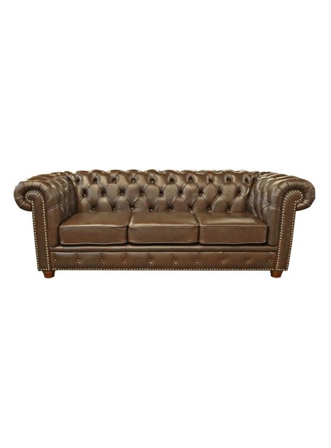 Sofá 3 Cuerpos Cuero Chesterfield-0