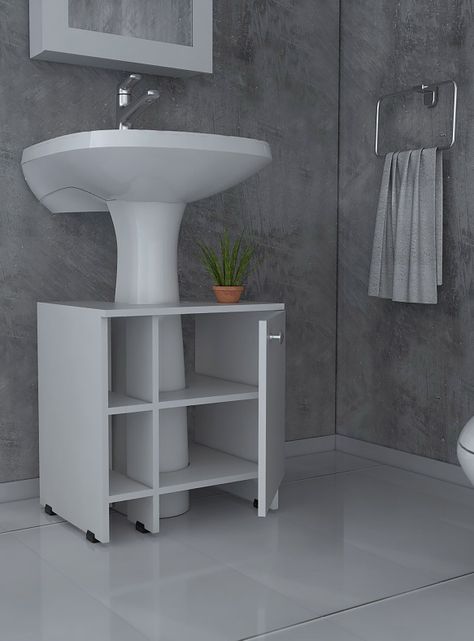 Optimizador Lavamanos Bath 47-A 1 Puerta Blanco-5