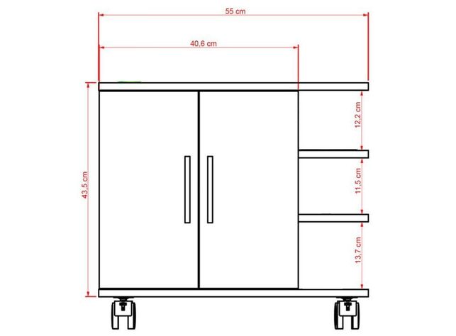 Mueble Optimizador Lavamanos 2 Puertas TuHome-5