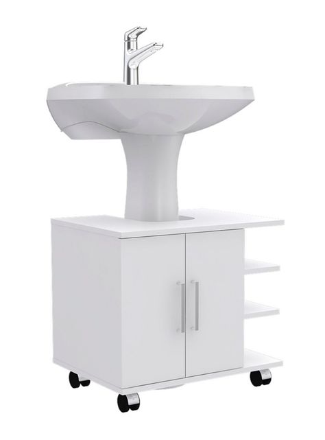 Mueble Optimizador Lavamanos 2 Puertas TuHome-0