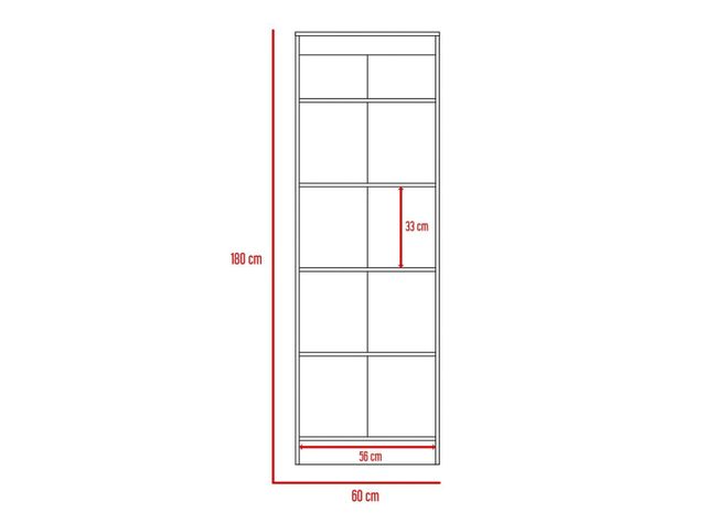 Despensa Multiusos 2 Puertas 180 cm TuHome-5
