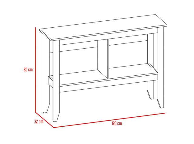 Arrimo Essential Wengué 120x32x85 cm-3