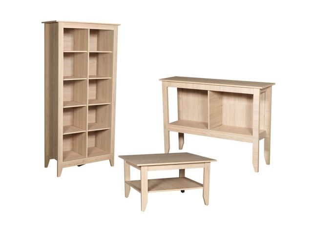 Combo Living Essential Librero + Mesa de Centro + Arrimo-1
