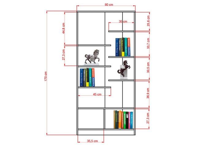 Combo TuHome de Living Classic Biblioteca + Bar Kava TuHome-2
