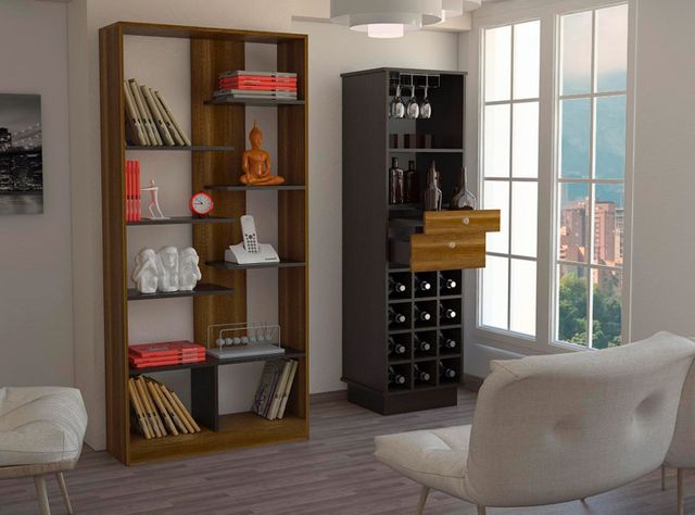 Combo TuHome de Living Classic Biblioteca + Bar Kava TuHome-5