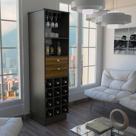 Combo TuHome de Living Classic Biblioteca + Bar Kava TuHome-4