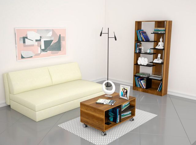 Combo de Living Classic Biblioteca + Mesa de Centro-0