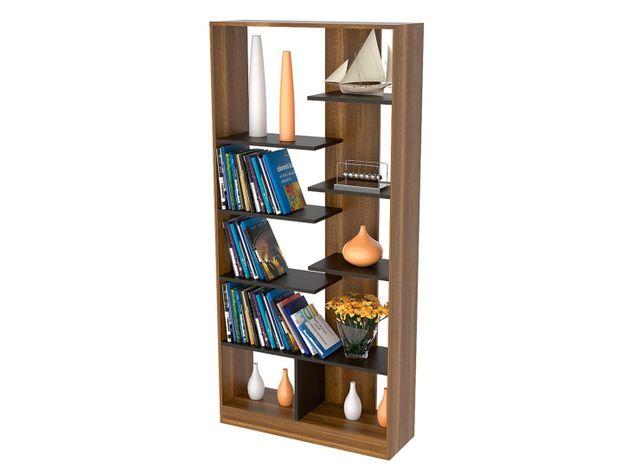 Combo TuHome de Living Classic Biblioteca + Arrimo TuHome-5