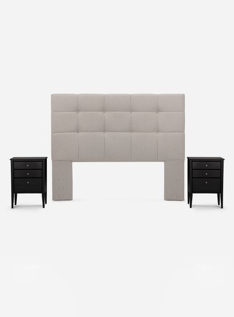 Cama Europea Art 4 2 Plazas Base Dividida + Set Muebles Issey-2
