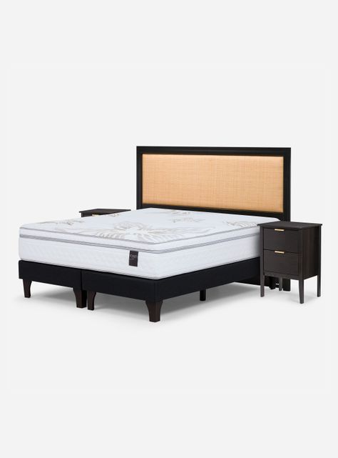 Cama Europea Art 4 King + Set Mueble Soho-0