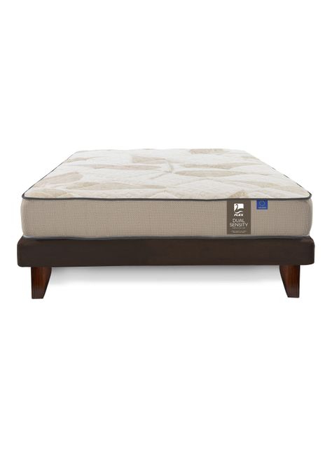 Cama Europea Dual Sensity 2 Plazas Box Base Normal-1