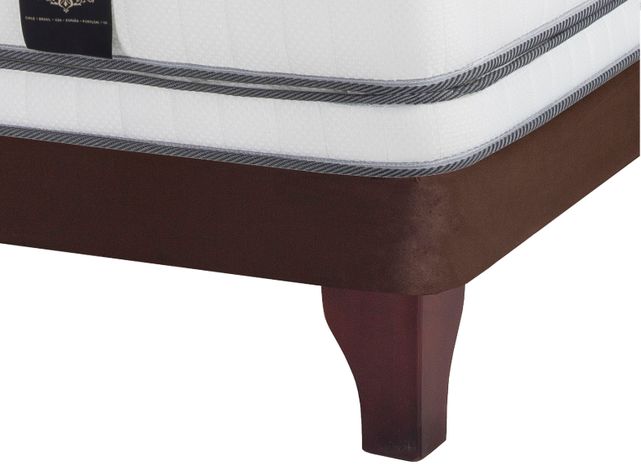 Cama Europea Majesty 2 Plazas Base Dividida Chocolate + Set Muebles Colonia-2