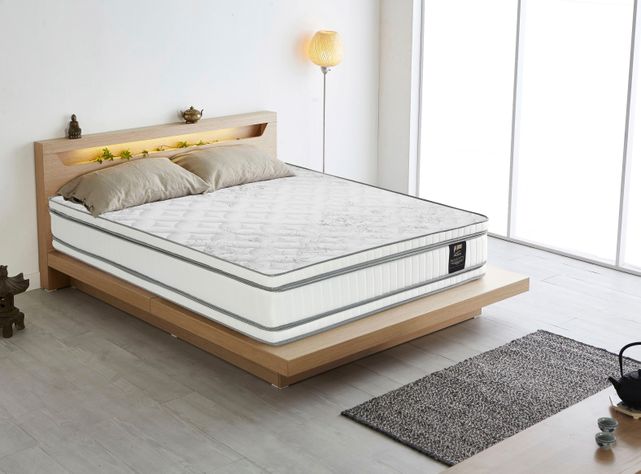 Cama Europea Majesty King Base Dividida Chocolate + Set Muebles Colonia-4