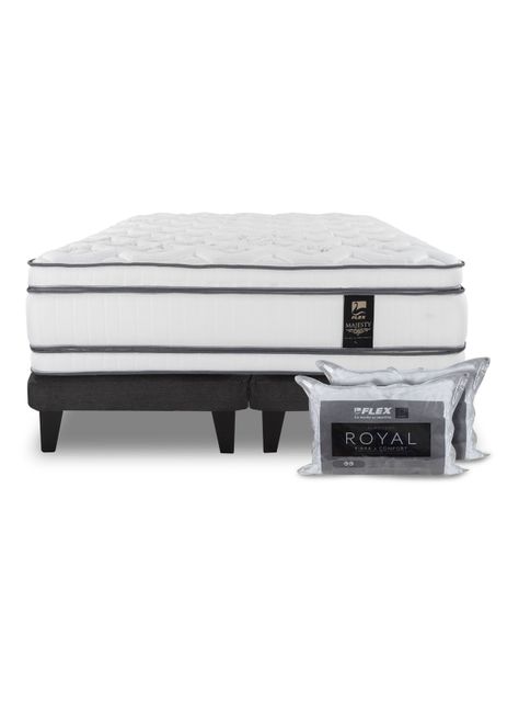 Cama Europea Majesty King + 2 Almohadas Royal-2