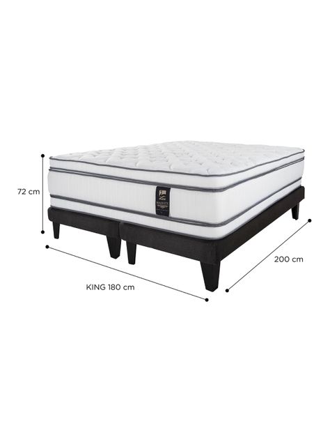 Cama Europea Majesty King + 2 Almohadas Royal-1