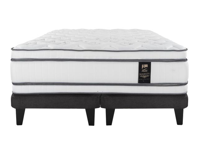 Cama Europea Majesty King Base Dividida Grafito-1