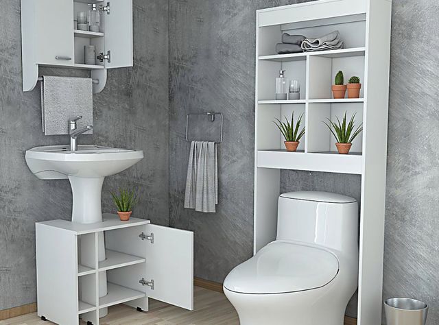 Combos Baño Big Bath Botiquín Mural + Optimizador Lavamanos 47-A + Optimizador Espacios-5