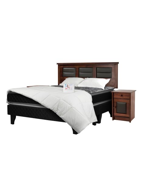 Cama Europea Terapeutic King + Set Villarreal + Textil-0