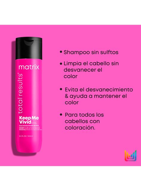 Shampoo Sin Sulfatos Cuidado Del Color Cabello Tinturado Keep Me Vivid 300ml-1