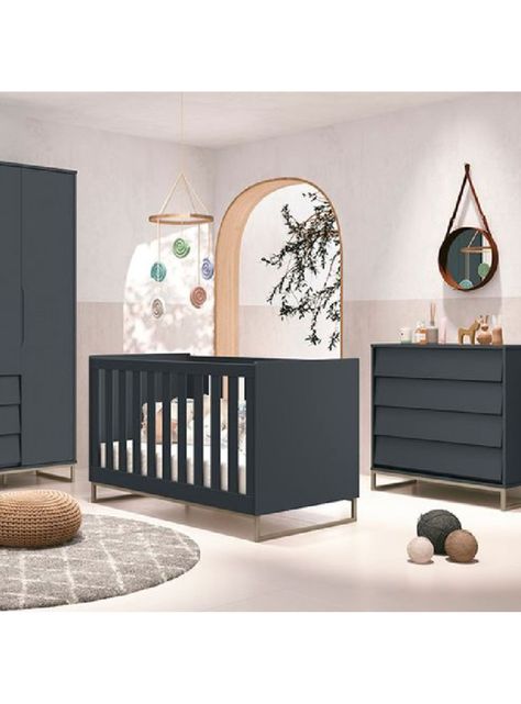 Cuna Noah Design Grafito-3