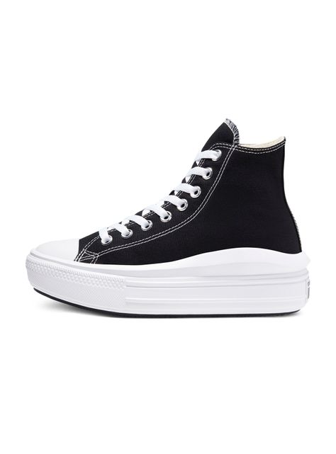 Zapatilla Urbana Chuck Taylor Move Negro Mujer-1