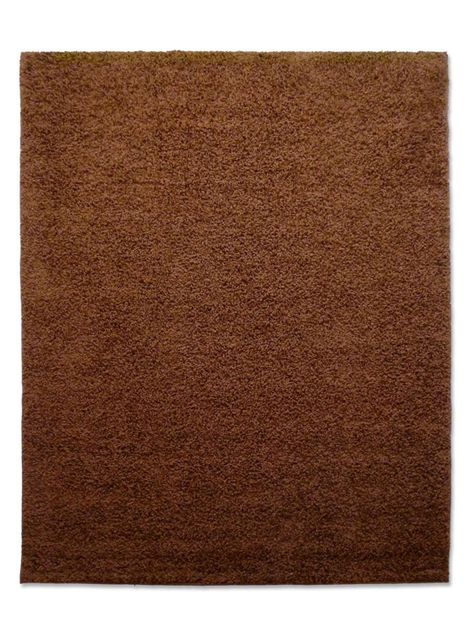 Alfombra Shaggy Lisa 133 x 180 cm Chocolate Valencia-0