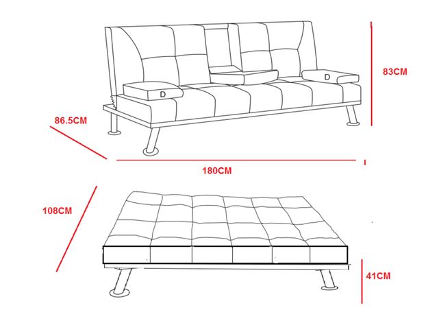 Futón PU Lounge Idetex-1