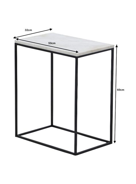 Mesa Lateral Moore Mármol 50x32 cm-2