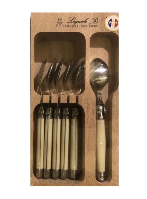 Set Cucharas Moka Blanco Tiza-0