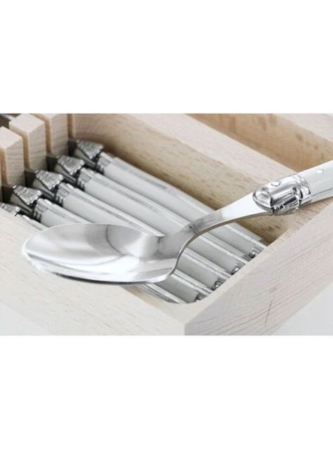 Set Cucharas Moka Blanco Tiza-2