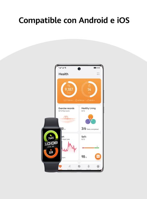 Smartband Band 8 Negro-5