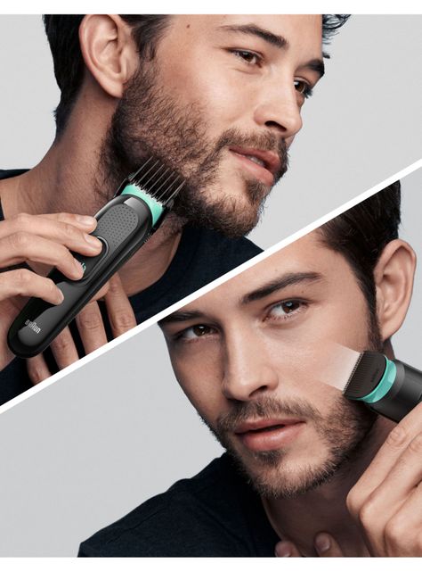 Recortadora de Barba 39 Ajustes + Máquina Afeitar Gillette-3